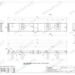 Clarendon Road Beam Assembly Drawing 2. Detailed by SDS Steel Design LTD-1