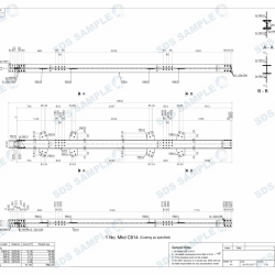 Clarendon Road Column Assembly Drawing 2. Detailed by SDS Steel Design LTD-1