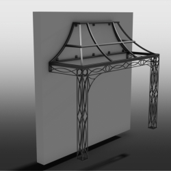 External Porch Frame. Detailed by SDS Steel Design LTD.