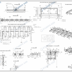 Site Works Drawing For Stair Landing. Detailed by SDS Steel Design LTD-1