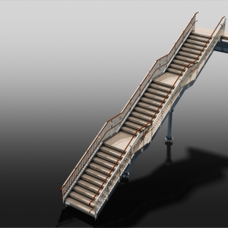 Staircase and Balustrading From Above. Detailed by SDS Steel Design LTD