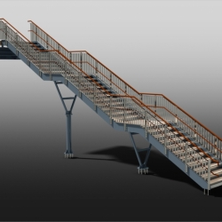Staircase and Balustrading. Detailed by SDS Steel Design LTD
