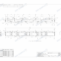Ikea Escape Stair Beam Assembly Drawing. Detailed by SDS Steel Design LTD.-1