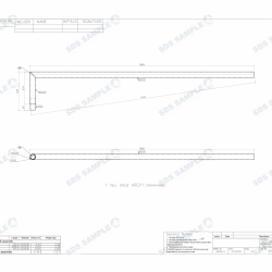 Ikea Escape Stair Hand Rail Assembly Drawing. Detailed by SDS Steel Design LTD.-1
