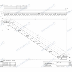 Ikea Escape Stair Stringer Assembly Drawing. Detailed by SDS Steel Design LTD.-1