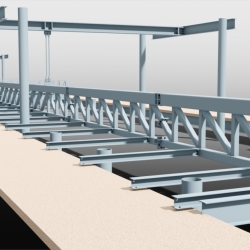 JPM Bournmouth Floor Support Steel & Gantry 3. Detailed by SDS Steel Design LTD