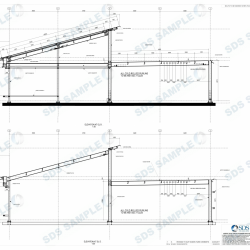 LEPE Country Park Side Elevations on Steel Structure. Detailed by SDS Steel Design LTD-1