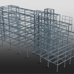 Old Street View on Steel Structure. Detailed by SDS Steel Design LTD