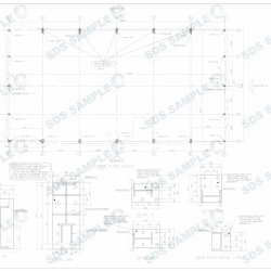 PPH Coach Depot Site Works Plan and Base Plate Details. Detailed By SDS Steel Design-1