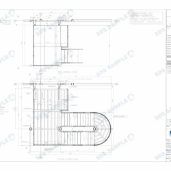 Stockley Park Stairs Typical Landing Plans. Detailed by SDS Steel Design LTD.-1