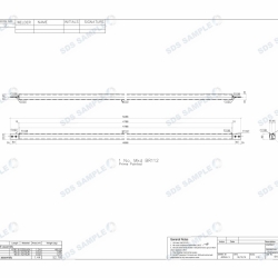 Gantry Bracing Assembly Drawing. Detailed by SDS Steel Design LTD.-1