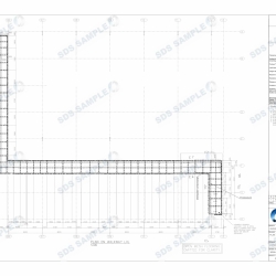 Gantry Plan View on Steels. Detailed by SDS Steel Design LTD.-1