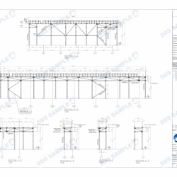 Gantry Sections Walkway Steels. Detailed by SDS Steel Design LTD.-1