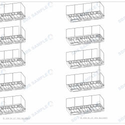 3D View on External Balconies from Inside 2. Detailed by SDS Steel Design LTD.-1