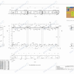 External Balcony Assembly Drawing. Detailed by SDS Steel Design LTD.-1
